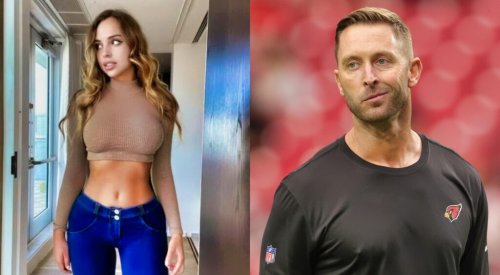 Kliff Kingsbury’s Girlfriend Shared Extremely Cheeky Photos Of Herself Laying By A Pool In Thailand (PIC)