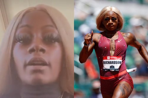 Sha’Carri Richardson Spreads Her Legs On Instagram To Take Shots At