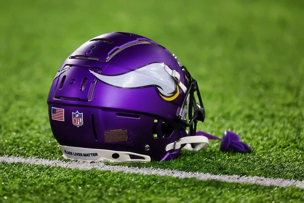 Leaked Image Of Unrevealed All White Minnesota Vikings Helmet