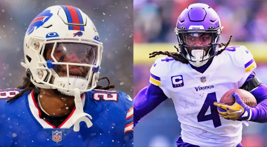 Around The NFL on X: James Cook confident he will be starting RB for Bills  in 2023, hopes to emulate brother Dalvin Cook    / X