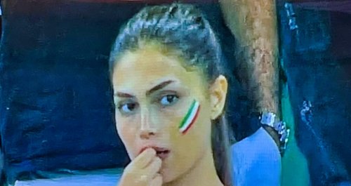 LOOK: Social Media Falls In Love With Gorgeous Iranian Fan At World Cup, Offers Her ‘Green Card’ To Leave Iran