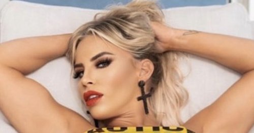 WWE Star Dana Brooke Covers Up In Caution Tape For Risqué Birthday Photo (PICS)