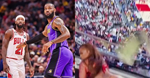 Fans Were Making It Rain On A Twerking Stripper Inside Luxury Suite During Lakers-Bulls Game (VIDEO)