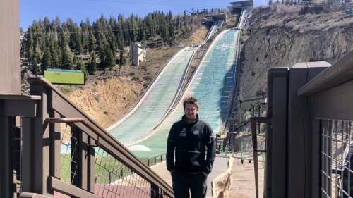 Anders Johnson adds ski jump suit maker to resume of coach, Olympian
