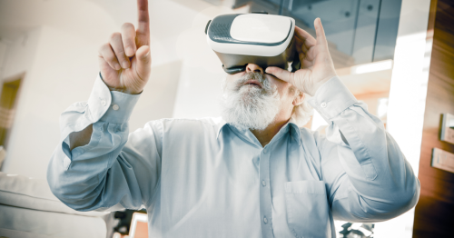 Virtual Reality Therapy: Senior citizens revisit memories and boost well-being
