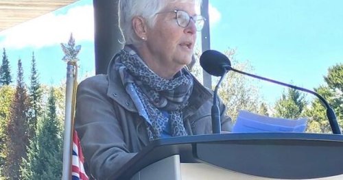 ‘Toot, toot’: Bracebridge celebrates official opening of Muskoka Lumber Community Centre with pageantry, Indigenous prayer and song