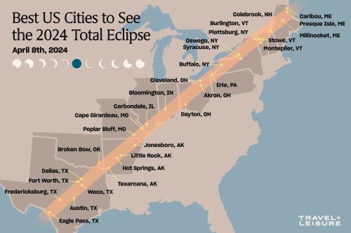 This Is Where You Can See the 2024 Total Solar Eclipse Across the U.S.
