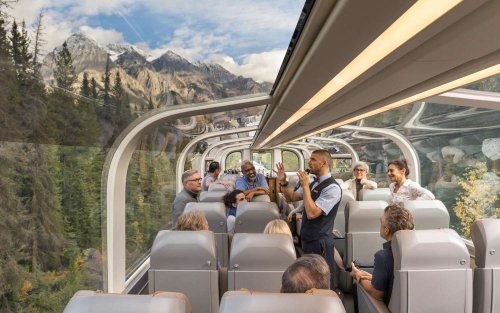 This Glass-domed Train Through the Canadian Rockies Is One of the Most Scenic Rides in the World (Video)