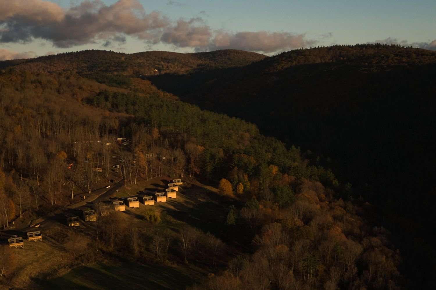 This New Adults-only Retreat in Massachusetts’ Berkshires Boasts 500 Scenic Acres and Cabins With Private Decks and Hot