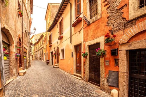 This Mountain Town in Italy Has Beautiful Views, Charming Piazzas, and Tasty Food — and It's Just Outside Rome