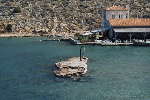 How This Charming Greek Island Has Become a Surprising Art Destination—With Stylish Parties and Pop-up Galleries