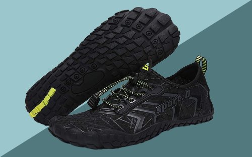 Amazon Shoppers Love Wearing These Water Shoes While Kayaking, Boating, and Hiking