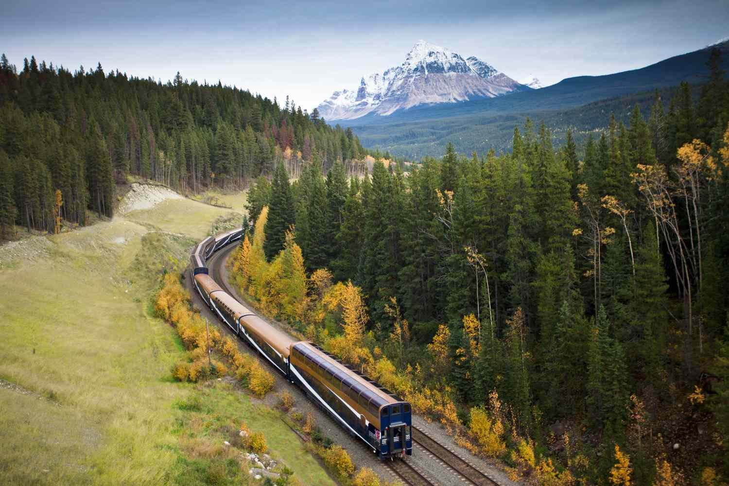 This 560-mile Train Route Is One of the World’s Most Scenic—With National Park Access, Small Towns, and Mountain Views
