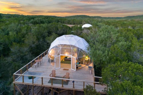 This Texas Glamping Retreat Was Just Named No. 1 in the U.S. — and It Has Skyview Domes, Wrap-around Decks, and Built-in Hammocks
