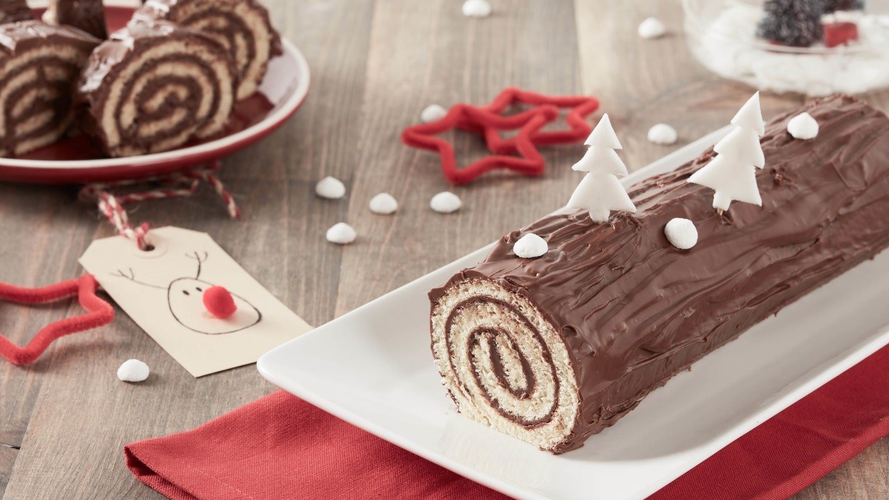 Amantes de la Nutella, esta receta de tronco de Navidad es para vosotros
