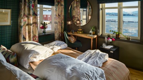 El hotel más bonito de Noruega se encuentra en esta isla remota de marineros (y tiene sauna con vistas al Atlántico)