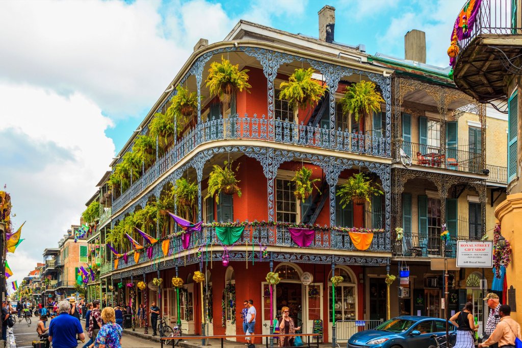 New Orleans and Bourbon Street - cover