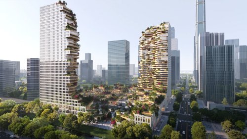 MVRDV Designs a Green Haven Among Skyscrapers