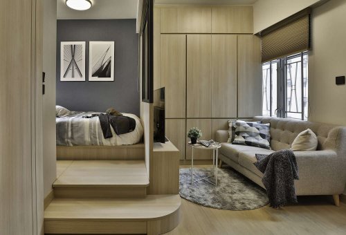 Micro-Apartment Cleverly Renovated Into Spacious Bachelor Pad