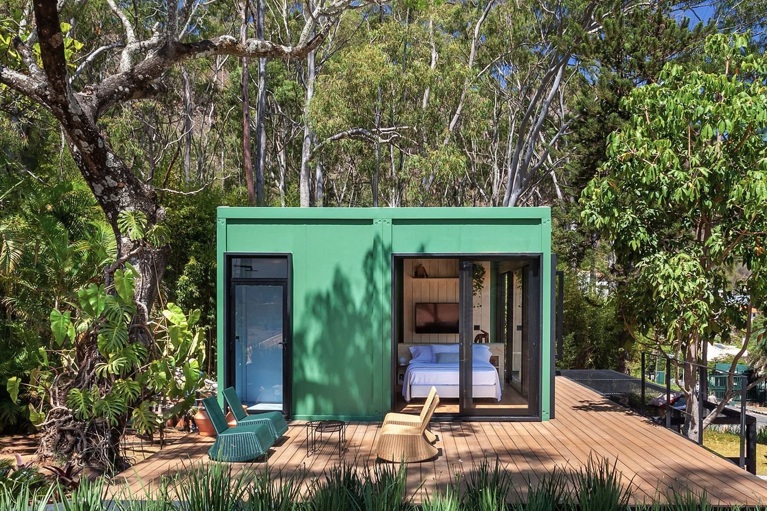 Vibrant Modular Micro-Dwelling Made With Shipping Containers