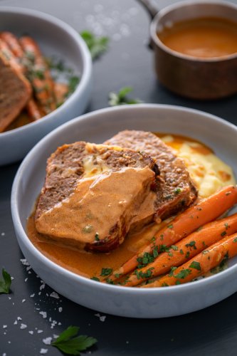 Hackbraten im Airfryer garen - saftig, schnell, lecker! - trickytine