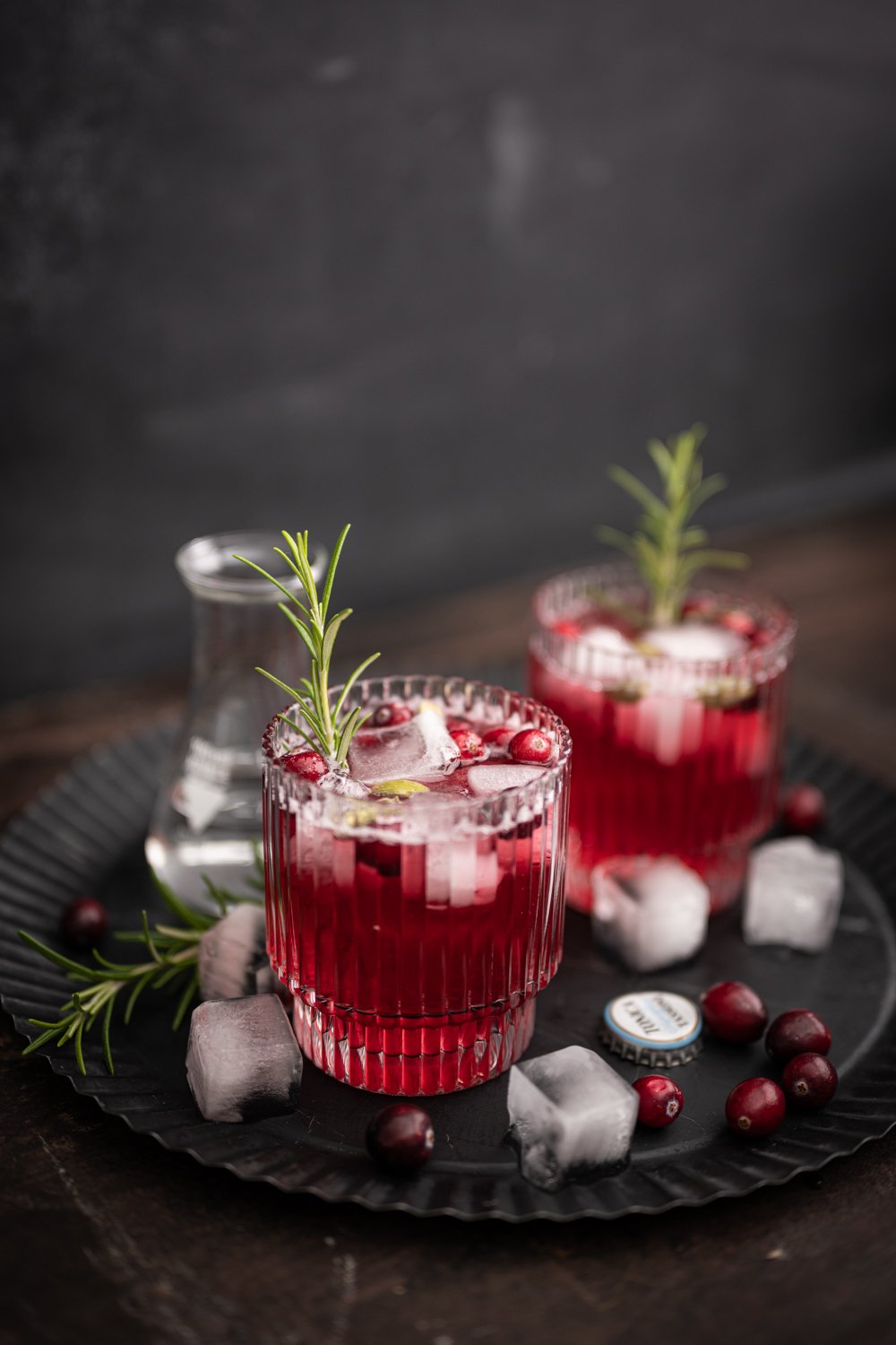 Cranberry Fizz Cocktail Rezept – super erfrischend, mit Gin oder alkoholfrei