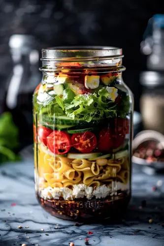 Salat im Glas - 3 schnelle Meal Prep Varianten! - trickytine