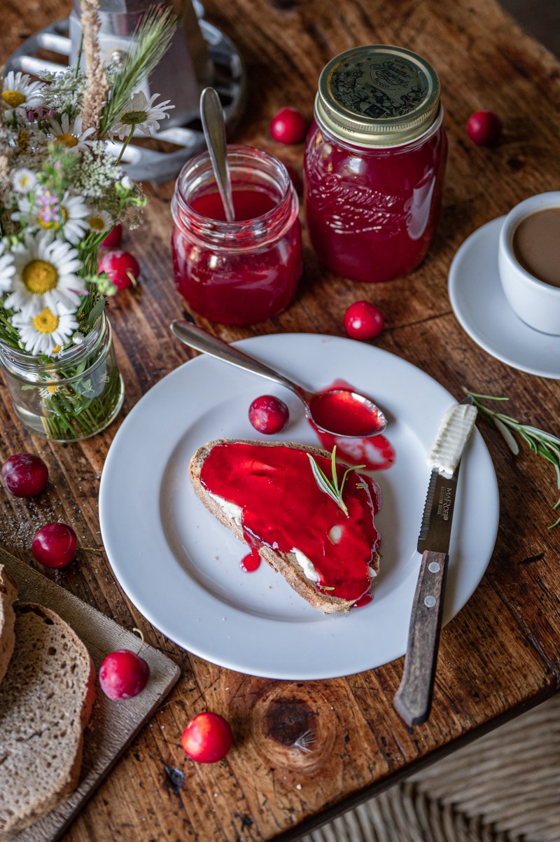 Leckere Kirschpflaumen-Marmelade - schnell in 20 Minuten gekocht, ohne Entsteinen! - trickytine