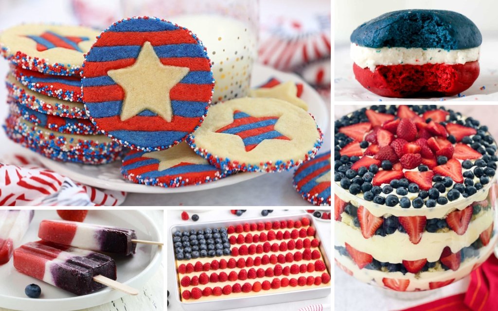RED WHITE & BLUE - cover