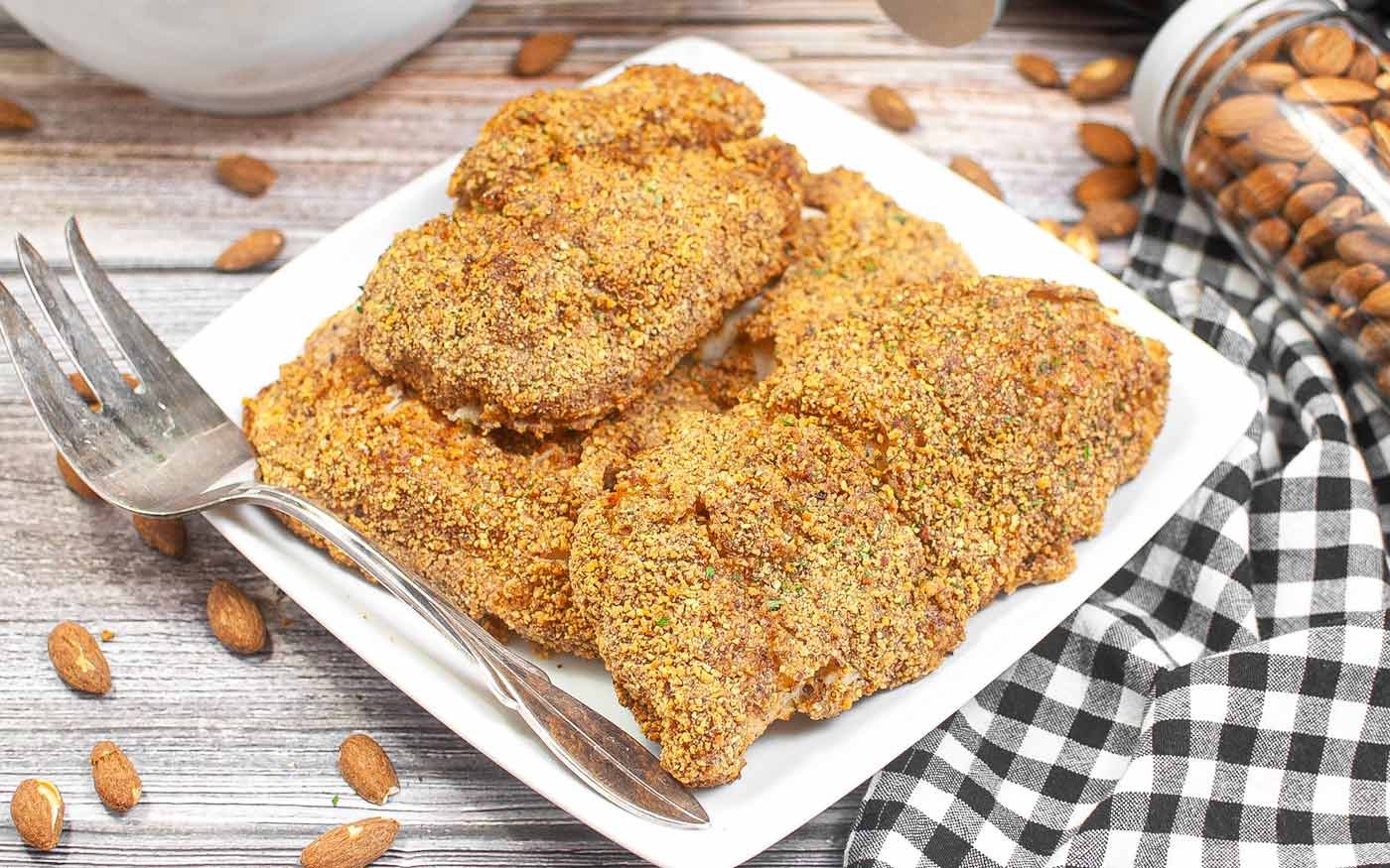 Air Fryer Almond Crusted Chicken