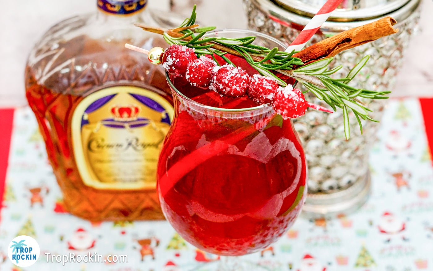 Cranberry Rosemary Cocktail - Perfect Christmas Cocktail