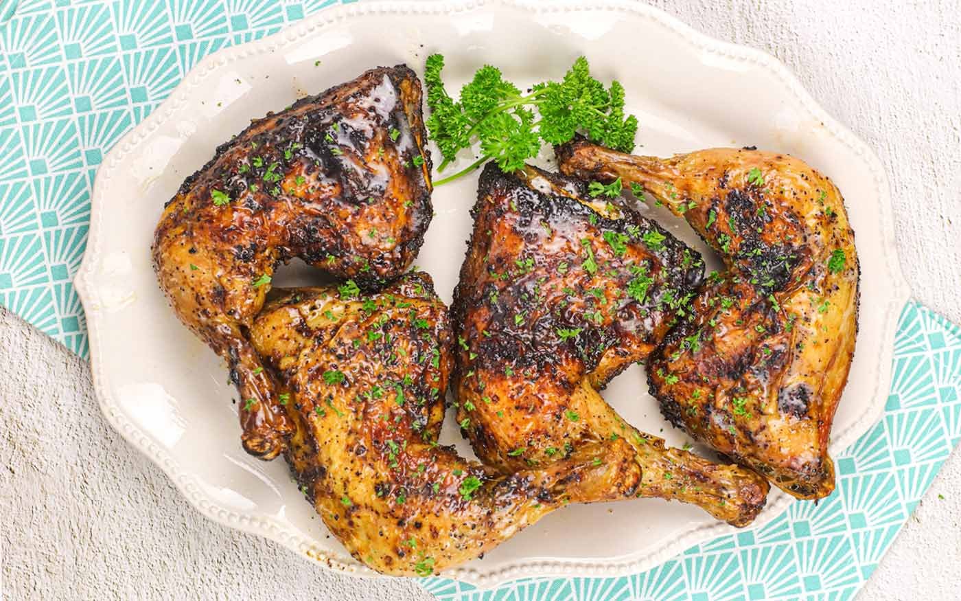 Air Fryer Chicken Quarters