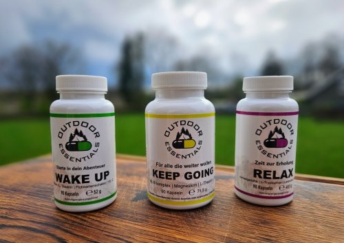 Outdoor Essentials Trio – Wake Up, Keep Going, Relax