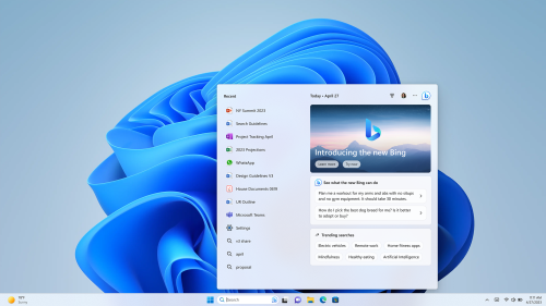 Microsoft’s next version of Windows will be all about? Yep, you guessed it…