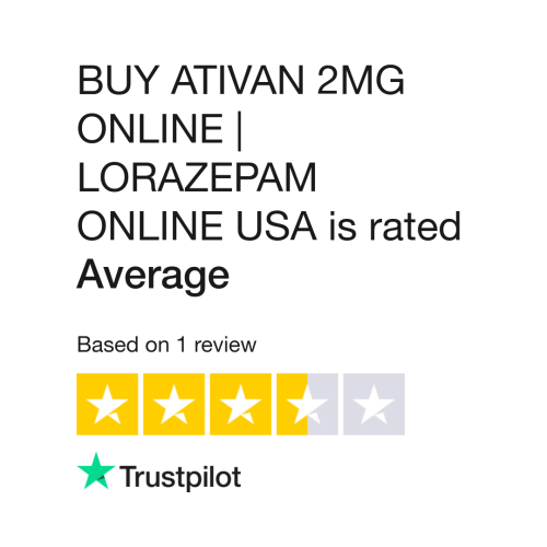 BUY ATIVAN 2MG ONLINE | LORAZEPAM ONLINE USA is rated "Average" with 3.6 / 5 on Trustpilot