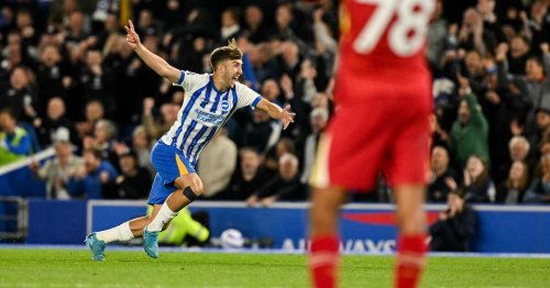 Opnieuw geen overwinning voor Liverpool, Brighton verslaat de landskampioen in doelpuntrijk duel