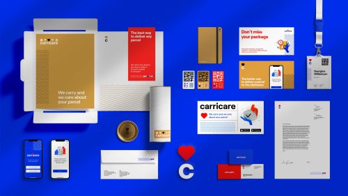 Case Study: Carricare. Identity and UX Design for Safe Delivery Service