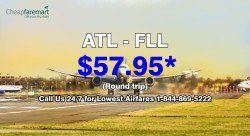Cheapfaremart — ATL to FLL Flight deals.  Round-trip fares start...