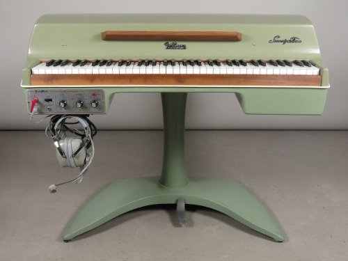The Vault Of The Atomic Space Age — 1969 Fender Rhodes Student Piano in Avocado Green
