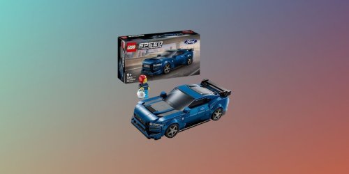 Domptez la puissance qui se cache sous le capot du LEGO Ford Mustang Dark Horse à prix bas
