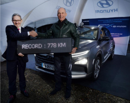 Le Hyundai Nexo bat le record d'autonomie pour une voiture hydrogène