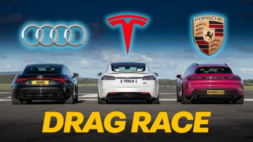 VIDEO - La Tesla Model S Plaid dévore les Audi RS e-tron GT et Porsche Taycan Turbo S