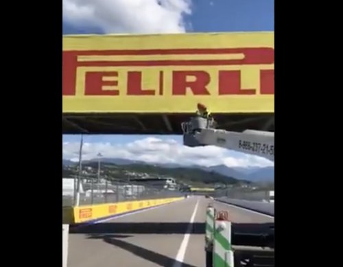 VIDEO - Quelqu'un a fait une grosse bêtise au GP F1 de Russie