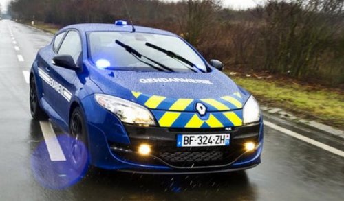 Une Renault Mégane RS des gendarmes au kilométrage hallucinant