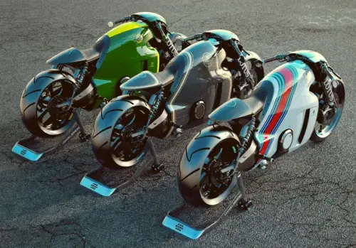 Lotus C-01 Motorcycle Integrates Carbon Fiber, Titanium, and Aerospace Quality Steel - Tuvie Design