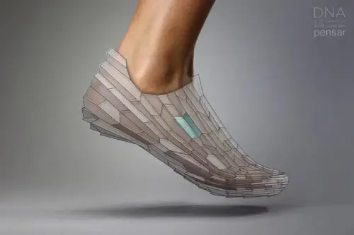 DNA 3D Printed Shoe System Creates Shoes that Fit You and Your Body Movement - Tuvie Design