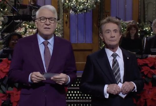 SNL: Steve Martin and Martin Short Eulogize Each Other Until a Surprise Guest Livens Things Up — Watch