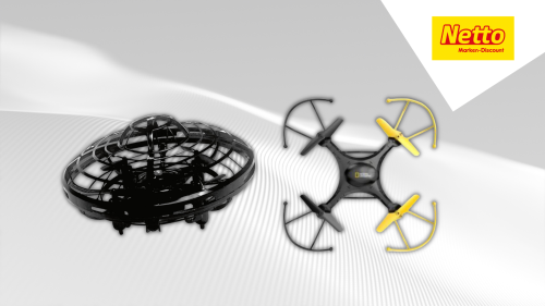 Drohnen bei Netto: So günstig gibt es die Quadrocopter beim Discounter