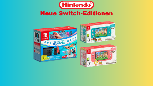 Brandneu und begehrt: Diese drei neuen Switch-Editionen bringt Nintendo raus