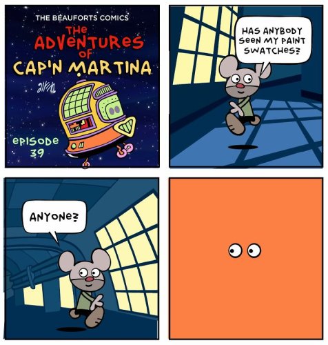 30 Funny Space Comics From “The Adventures Of Cap’n Martina” That Take Humor To Another Galaxy